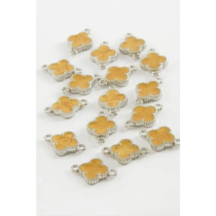 Çiçek Çift Kulplu Mineli Bileklik ve Kolye Ucu Aparatı 1 Adet