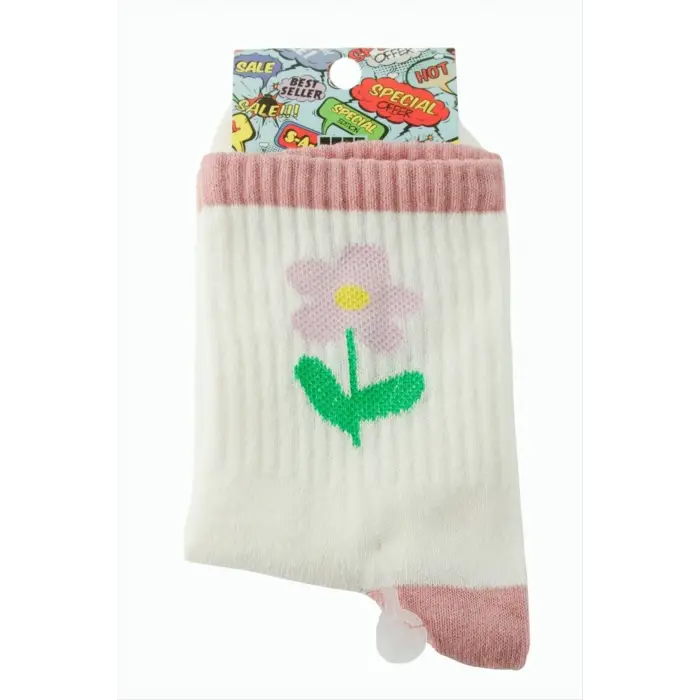 Çiçek Kolej Çorap 8*28