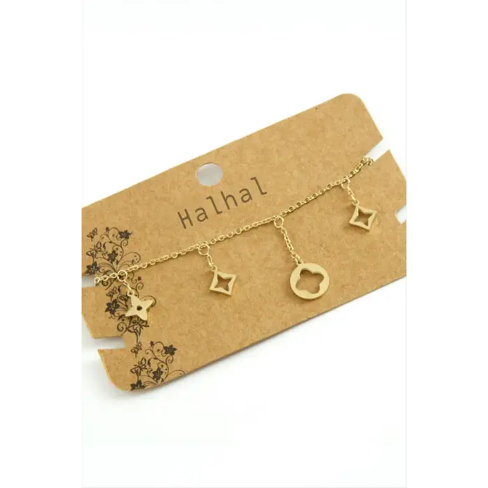 Çiçek Lüks Çelik Halhal