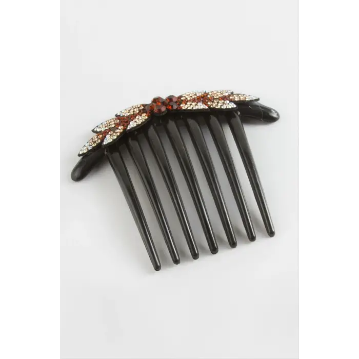 Çiçek Taraklı Yan Toka 8 cm