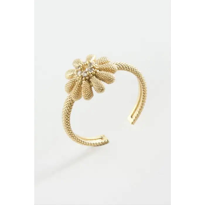 Çiçek Taşlı Yüzük