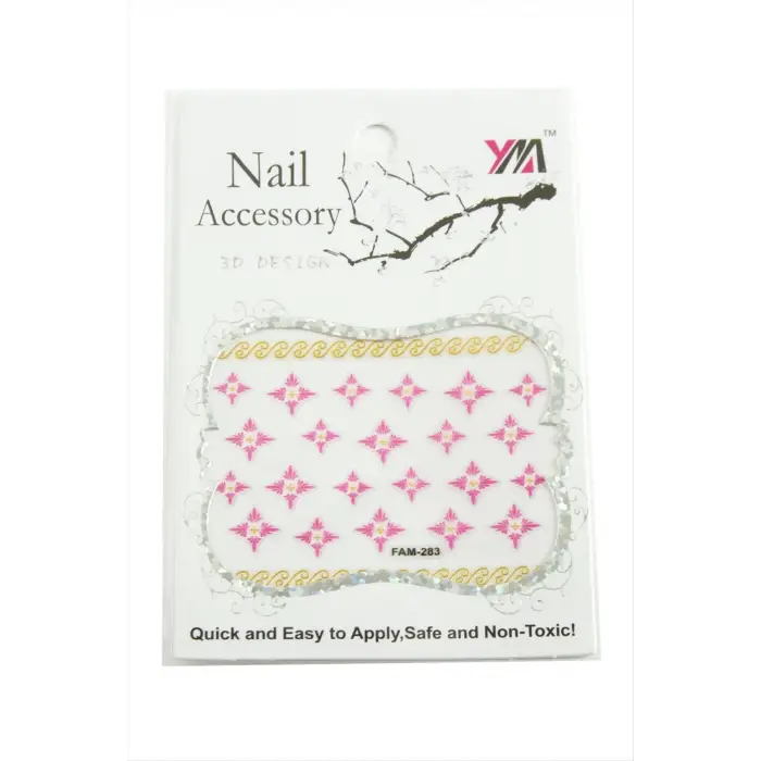 Çiçek Tırnak Aksesuarı Tattoo Sticker