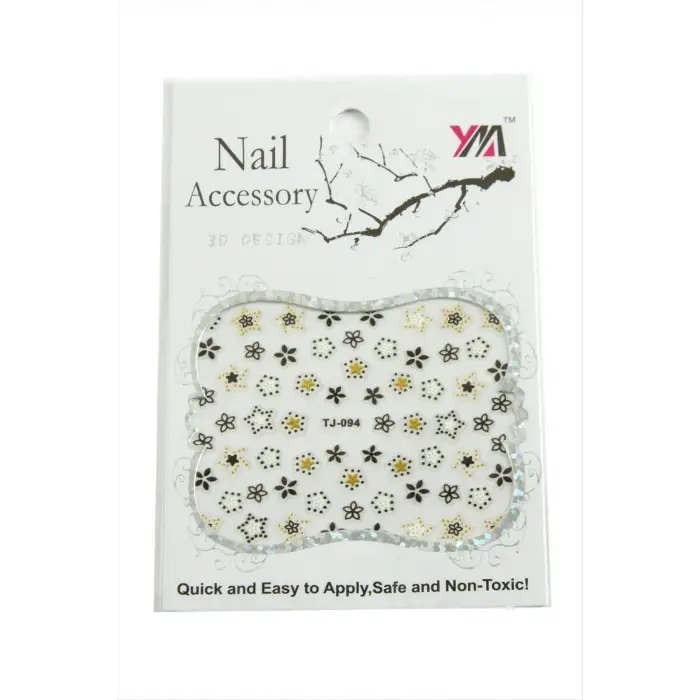 Çiçek Tırnak Aksesuarı Tattoo Sticker