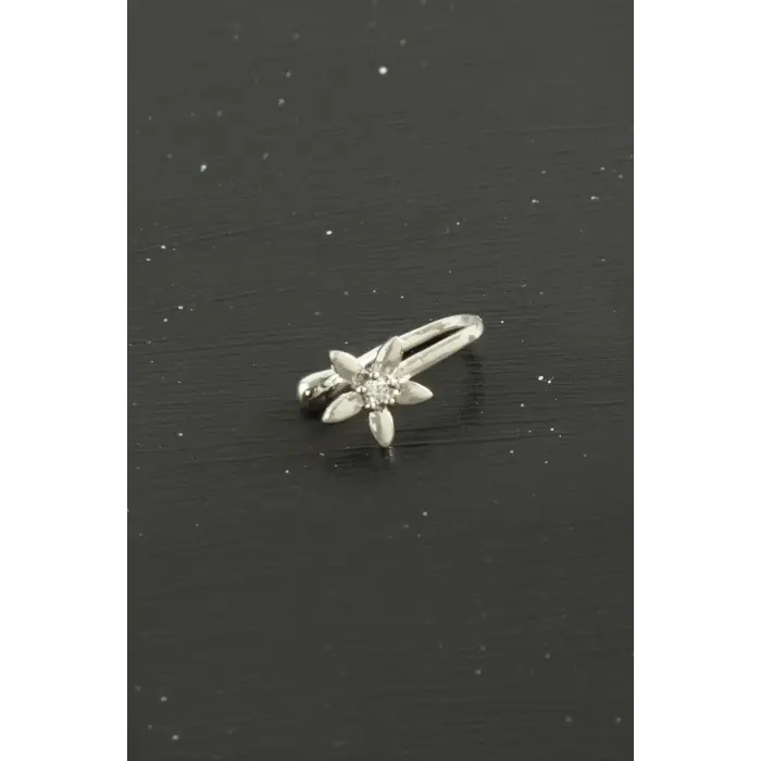 Çiçek Tragus Zirkon Taşlı Piercing 1 Adet