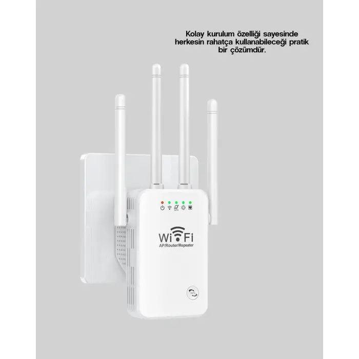 Çift Bantlı Otomatik Kurulum WiFi Repeater Menzil Genişletici