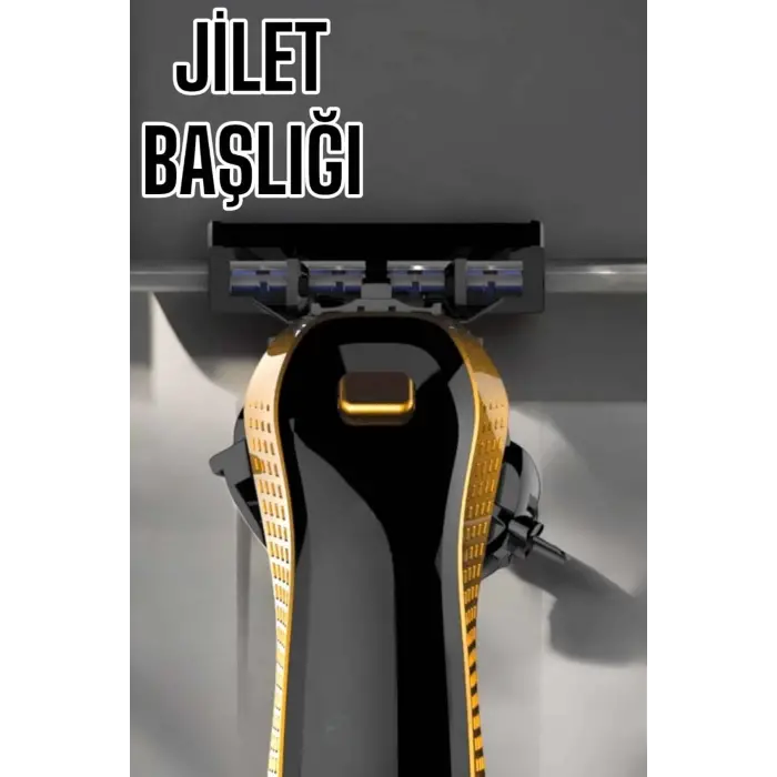 Çift Başlıklı Jilet Tıraş Makinesi Taşınabilir Suya Dayanıklı Sinek Kaydı