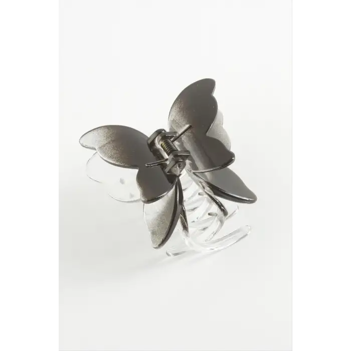 Çift Kanatlı Kelebek Renkli Mandal Toka 8 cm