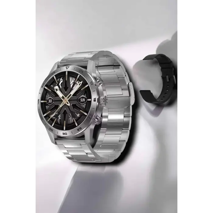 Çift Kordonlu Yüksek Çözünürlüklü Akıllı Saat Uyku İzleyici & Spor Modları