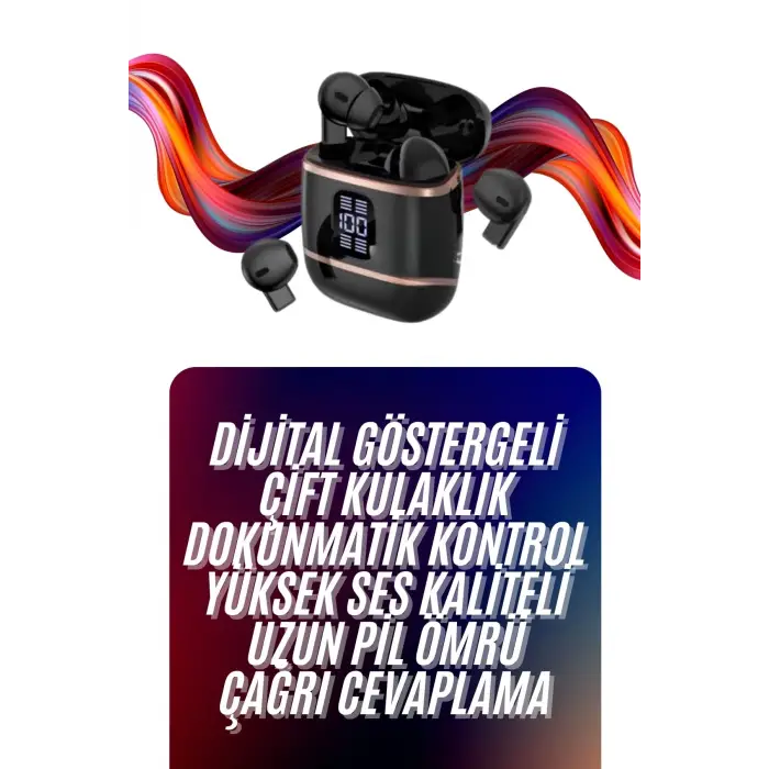 Çift Kulaklıklı Kulakiçi Bluetooth ANC ENC Kablosuz Kulaklık