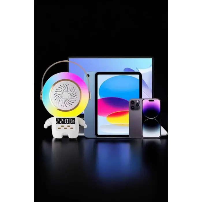 Çift Mikrofonlu Karaoke Mikrofon Bluetooth Bağlantılı Dijital Göstergeli