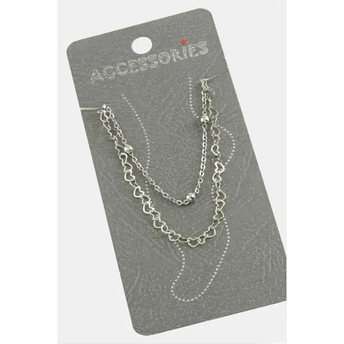 Çift Zincirli Çelik Halhal