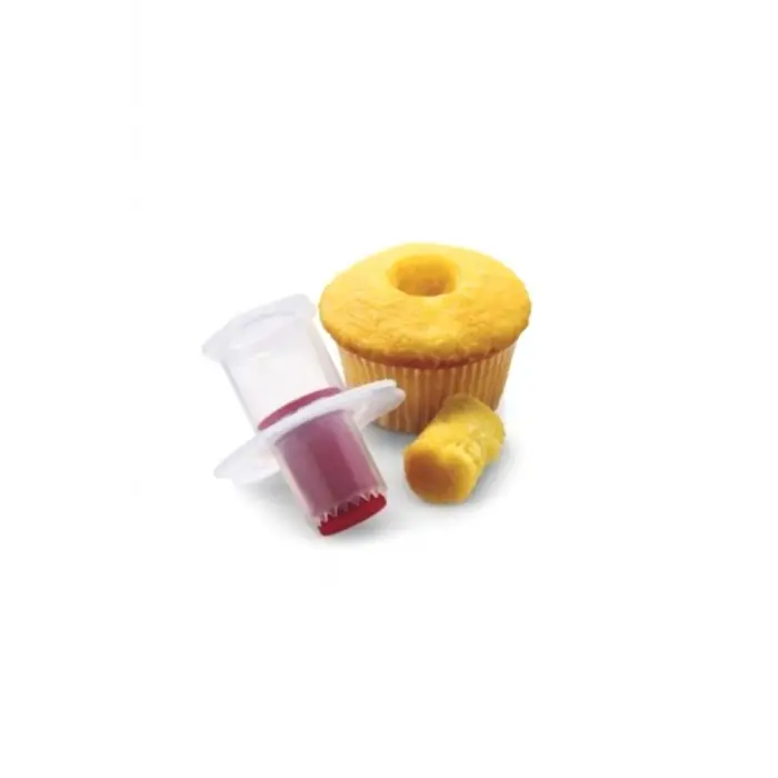 Çikolata Dolgulu Kek Için Kek Delici Delme Aparatı Cupcake Muffin Dolgu Açıcı Plastik Delici