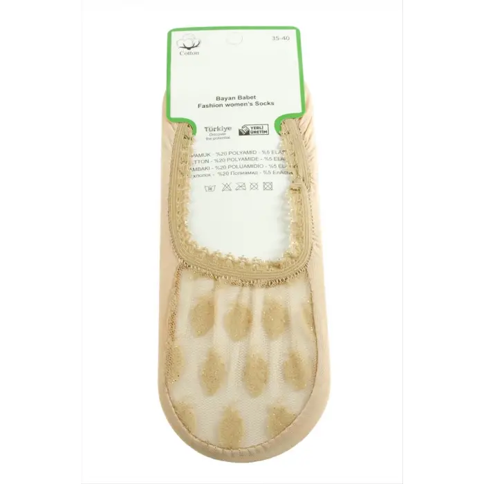 Çilek Dantel Babet Çorap