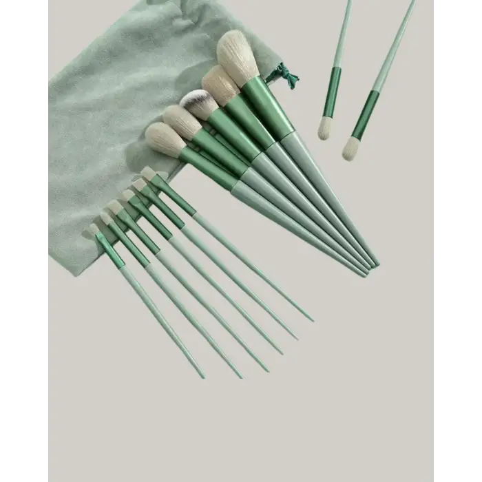 Cilt Dostu Profesyonel Makyaj Fırça Seti Pudra Ve Fondöten İçin Uygun