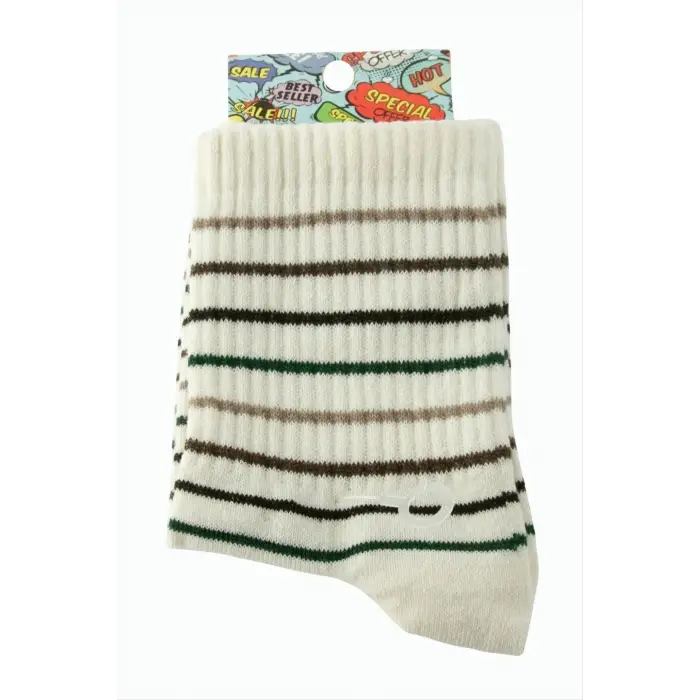 Çizgili Kolej Çorap 8*28