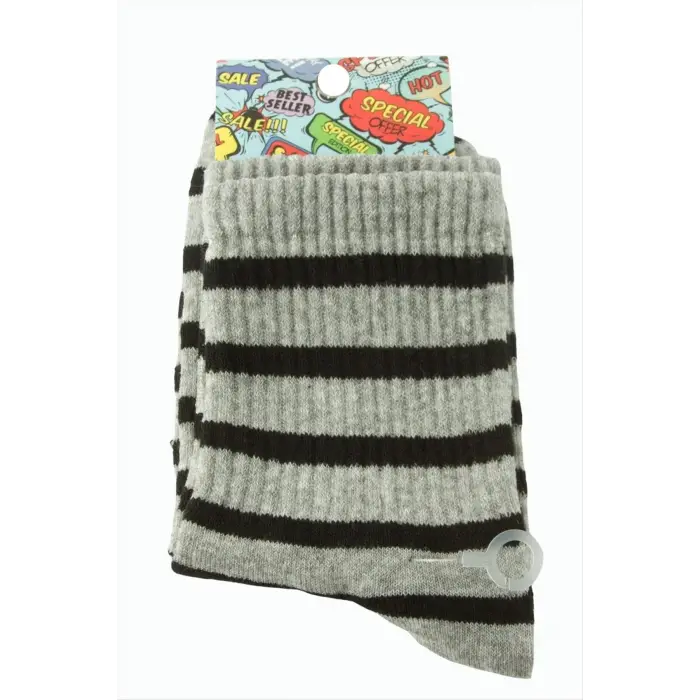 Çizgili Kolej Çorap 8*28