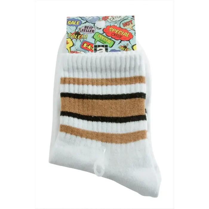 Çizgili Kolej Çorap 8*28