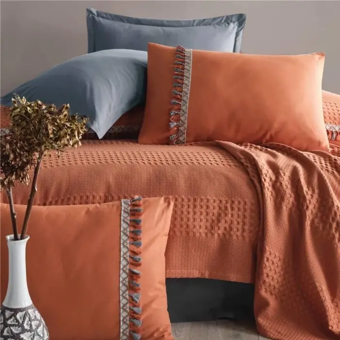 Clasy Pike Takımı Çift Kişilik Bohemline V2 Kiremit