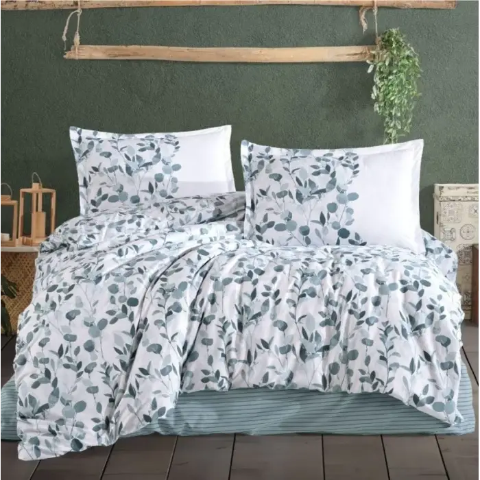 Clasy Ranforce Nevresim Takımı Çift Kişilik Putto V1 Mint