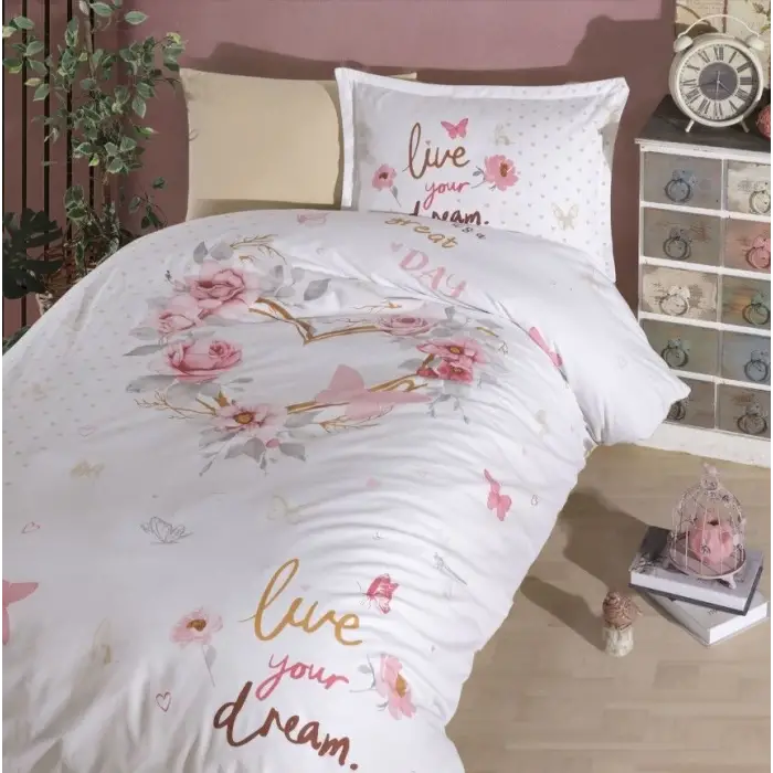 Clasy Tek Kişilik Genç Ranforce Nevresim Takımı Dream