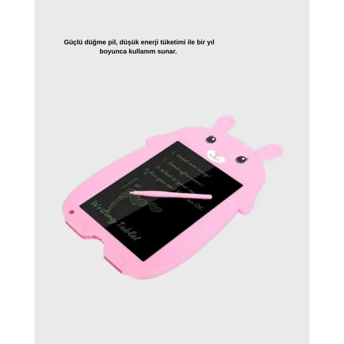 Çocuklar İçin LCD Yazı Tableti Hafif Ekran Kilitli Çizim ve Eğitim Tableti