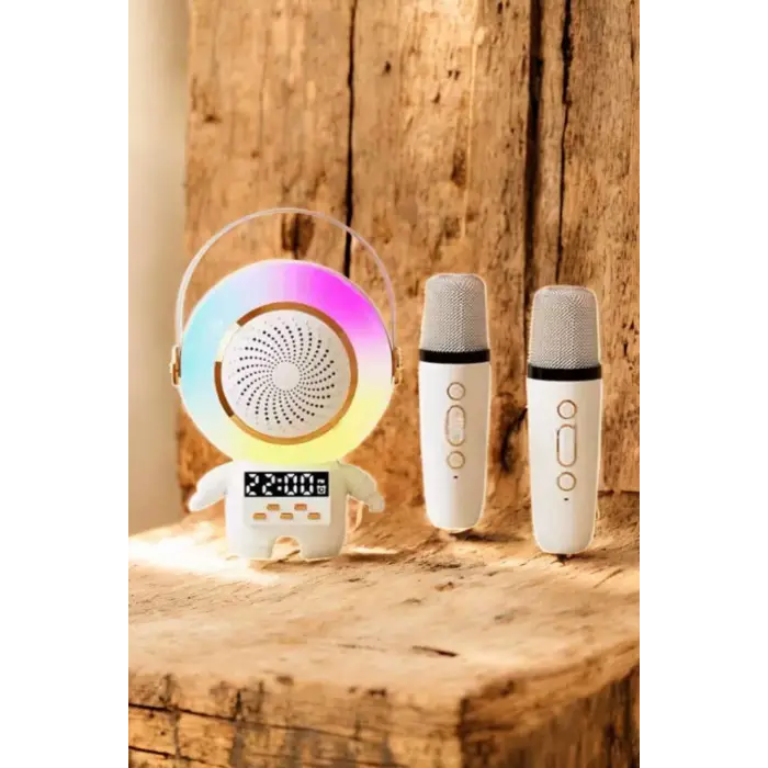 Çocuklara Özel Kablosuz Bluetooth Bağlantılı Karaoke Mikrofon