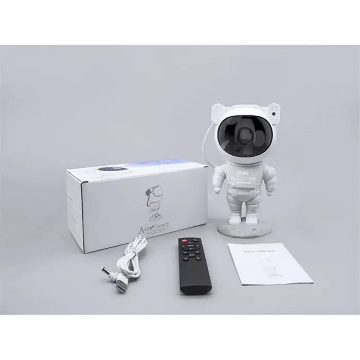 Çocuklara Özel Projeksiyon Astronot Lamba Speaker Sevimli