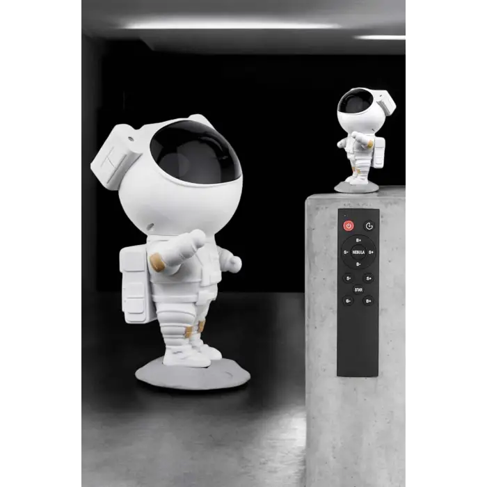 Çocuklara Özel Projeksiyon Astronot Lamba Speaker Sevimli