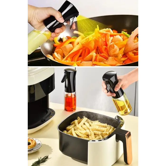 Çok Amaçlı Cam Şişe Püskürtmeli Dağıtıcı Yağdanlık Limonluk Sirke Sosluk Spreyi