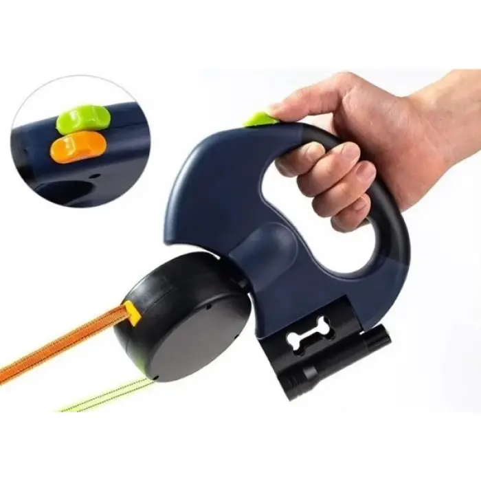 Çok Fonksiyonlu Çift Köpek Gezdirme Tasması