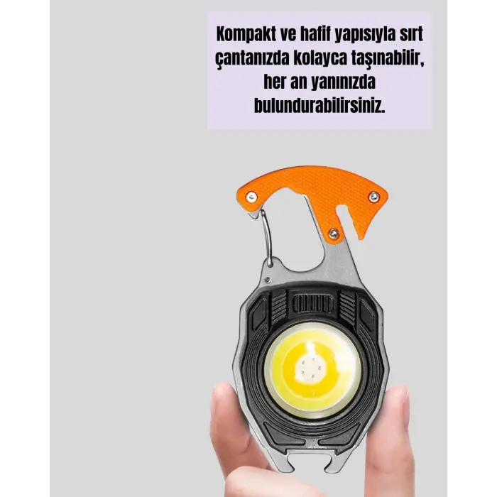 Çok Modlu LED Işıklı Pratik Anahtarlık