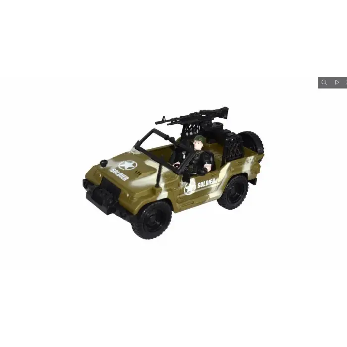 Combat Force Figür ve Askeri Jeep