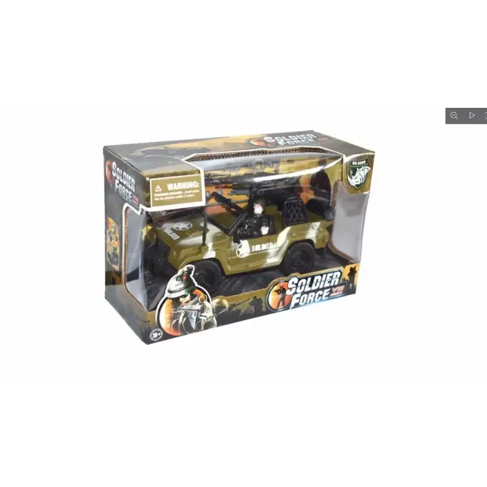 Combat Force Figür ve Askeri Jeep