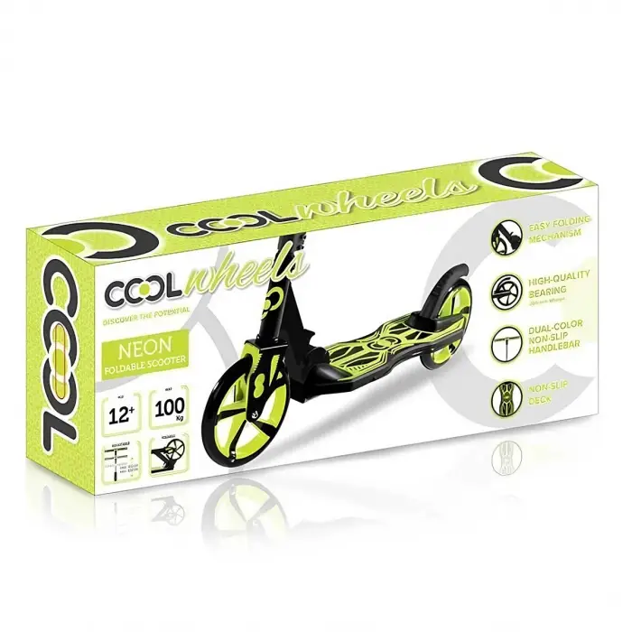 Cool Wheels Scooter Neon Sarı