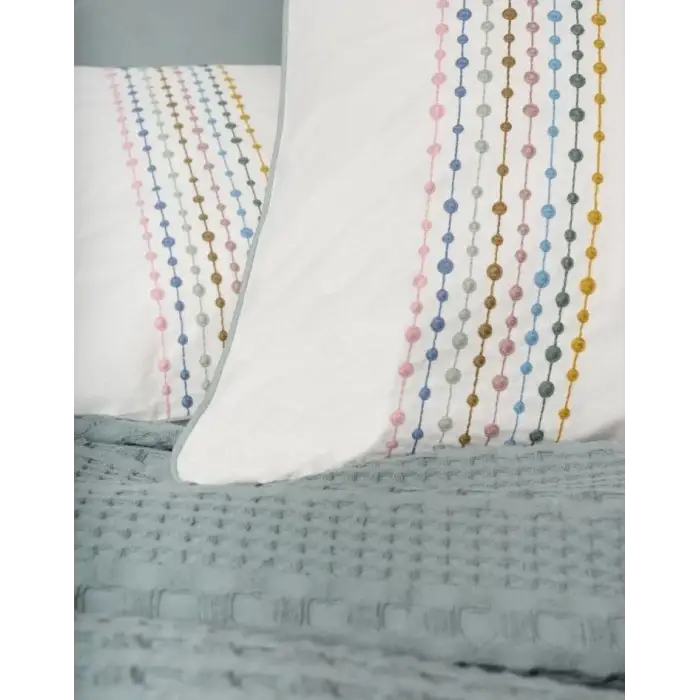 Cotton Box Aura Çift Kişilik Pike Takımı Pebble Mint