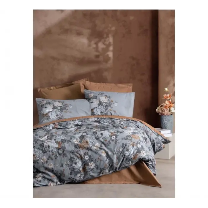 Cotton Box Çift Kişilik Nevresim Takımı Lenora Kahve