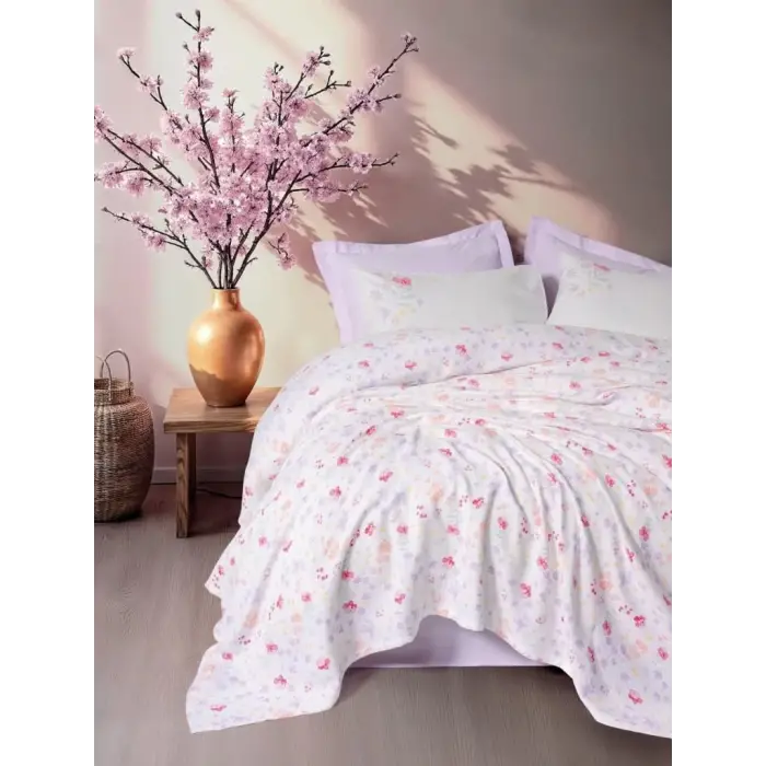 Cotton Box Estiva Çift Kişilik Pike Takımı Winsome Lila