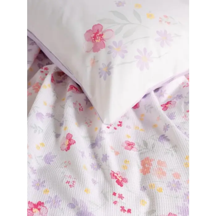 Cotton Box Estiva Çift Kişilik Pike Takımı Winsome Lila