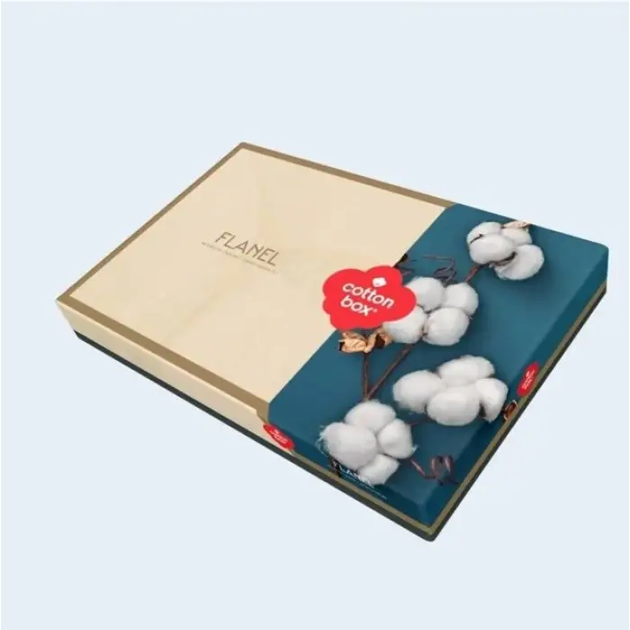 Cotton Box Flanel Nevresim Takımı Tek Kişilik Roof Mavi