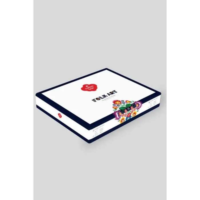 Cotton Box Folk Art Çift Kişilik Nevresim Takımı Erna Petrol