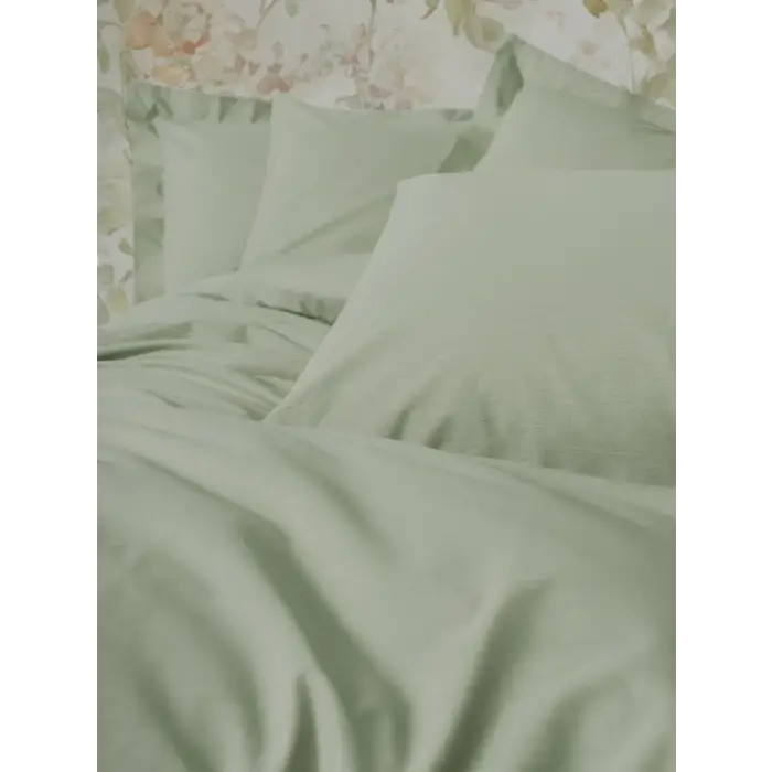 Cotton Box Plain Çift Kişilik Nevresim Takımı Adaçayı