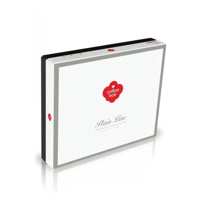 Cotton Box Plain Çift Kişilik Nevresim Takımı Vizon Krem