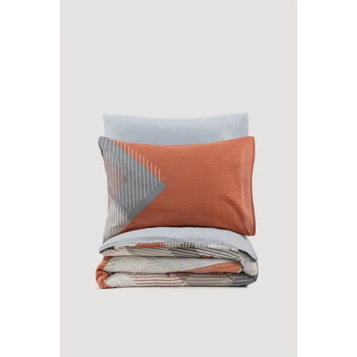 Cotton Box Ranforce Nevresim Takımı Çift Kişilik Joseph Mavi