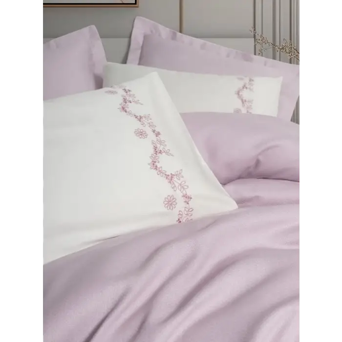 Cotton Box Serenity Bambu Çift Kişilik Pike Takımı Vaila Lila