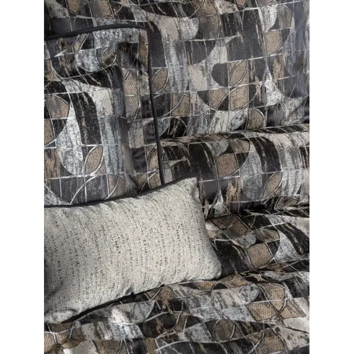 Cotton Box Smart Çift Kişilik Yatak Örtüsü Milan Kahve