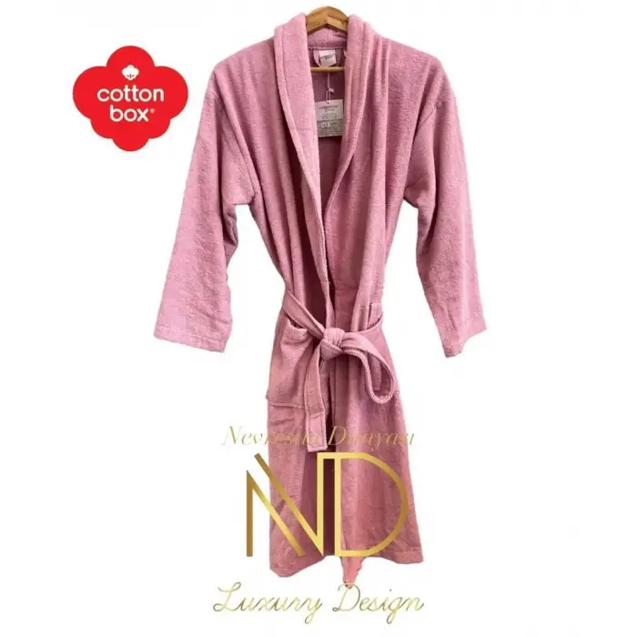 Cotton Box Tek Bornoz Gül Kurusu