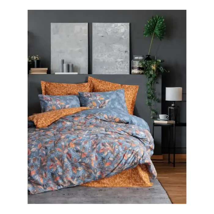 Cotton Box Tek Kişilik Modeline Nevresim Takımı Alekra Hardal