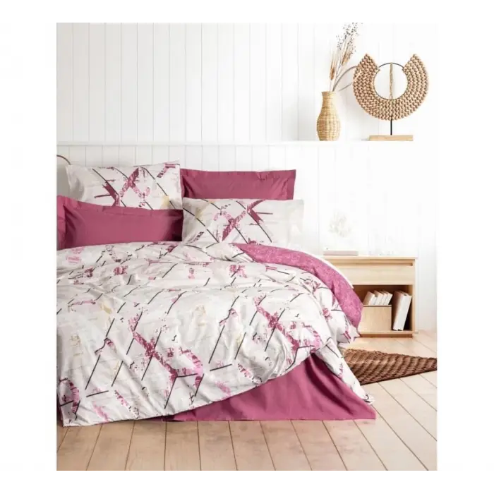 Cotton Box Tek Kişilik Modeline Nevresim Takımı Renata Mürdüm