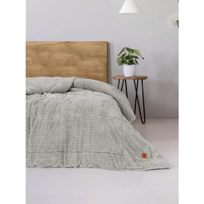 Cotton Box Wave Gri Çift Kişilik Yorgan