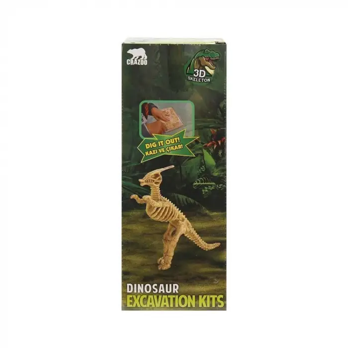 Crazoo Dinozor Figürlü 3D Kazı Seti -1 adet stokta olan gönderilir